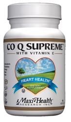 Maxi Health Kosher Co Q Supreme  Coenzyme Q-10 100 Mg.  90 Vegicaps